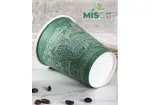 8 oz özel firma logo baskılı karton bardak