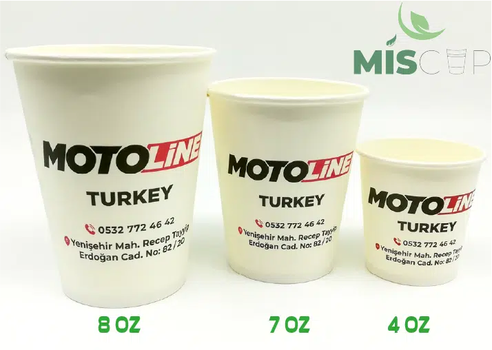 baskılı karton bardak ölçüleri